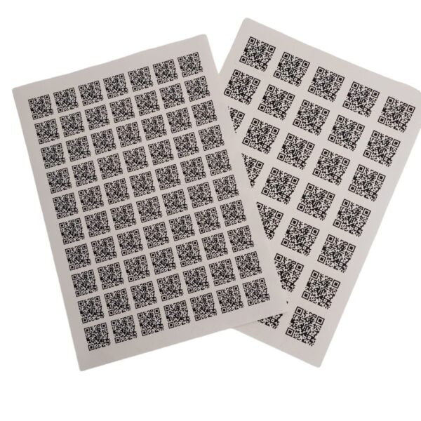 s-l1600 QR Code 25mm Square Label Sheets Matte Personalised Labels Packing Store Website